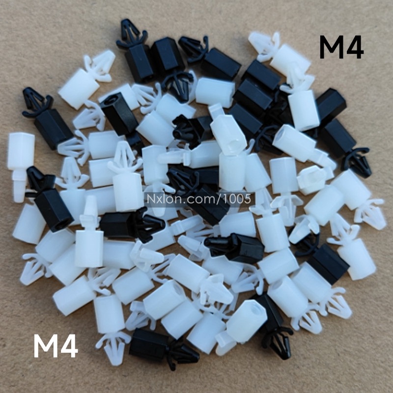 m3m4尼龙扣式柱隔离柱 